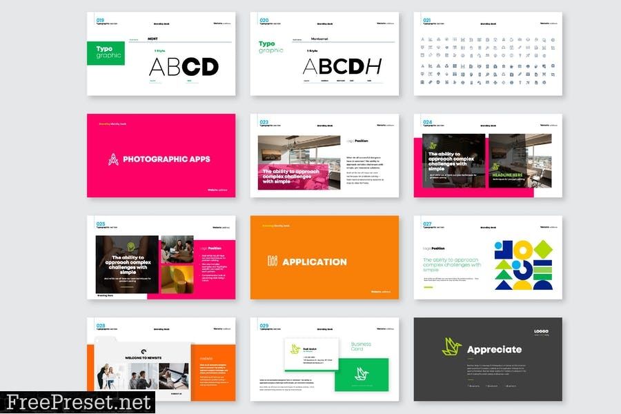 Cd Brand Manual Presentation Template SKDGAUD