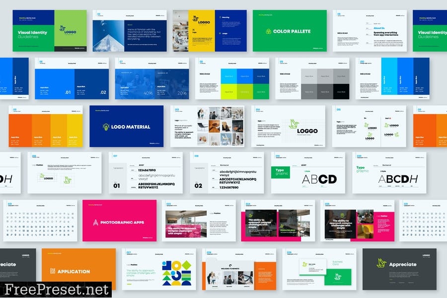 Cd Brand Manual Presentation Template SKDGAUD