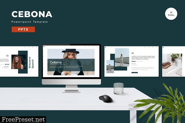 Cebona - Powerpoint Template 9KD4P4U