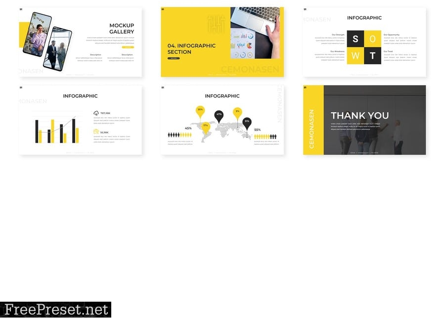 Cemonasen - Business Powerpoint Template CKKX484