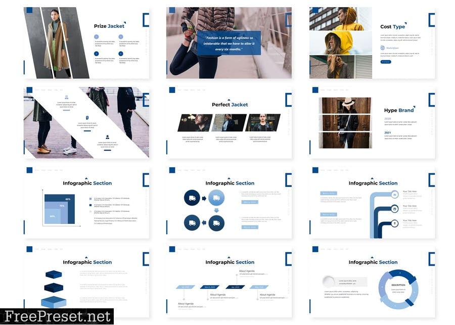 Chaqueta - Presentation Template TPVXHGL