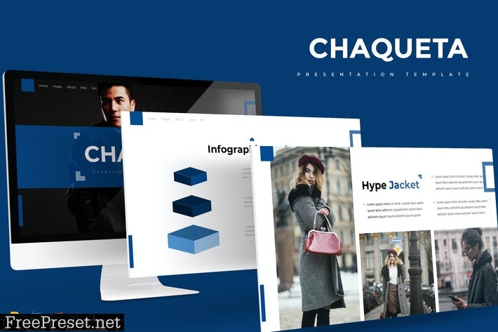 Chaqueta - Presentation Template TPVXHGL