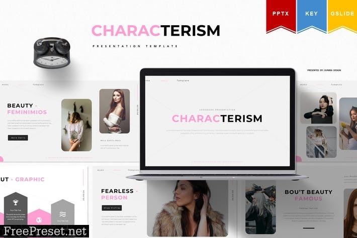 Characterism | Presentation Template 5EZRNXX