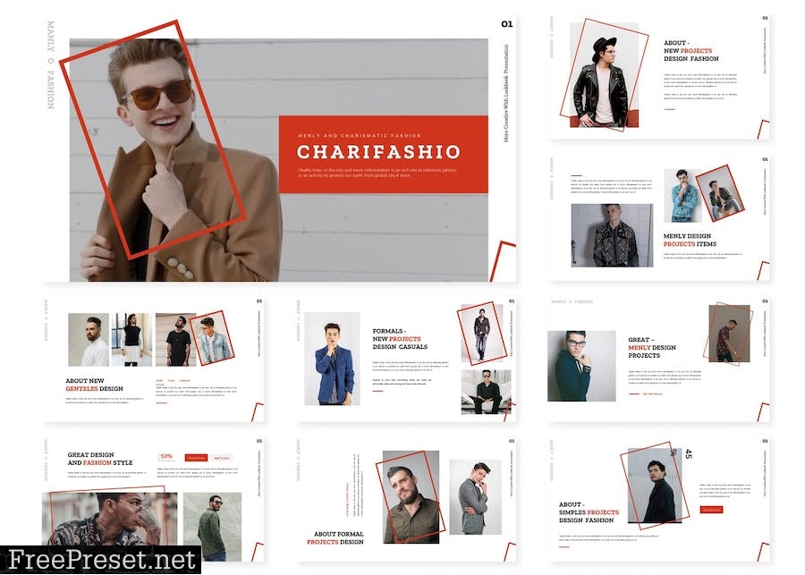 Charfashion | Presentation Template XSG8R3W