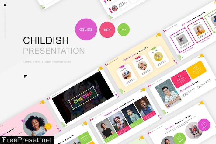 Childish Presentation Template 7XPQDSS