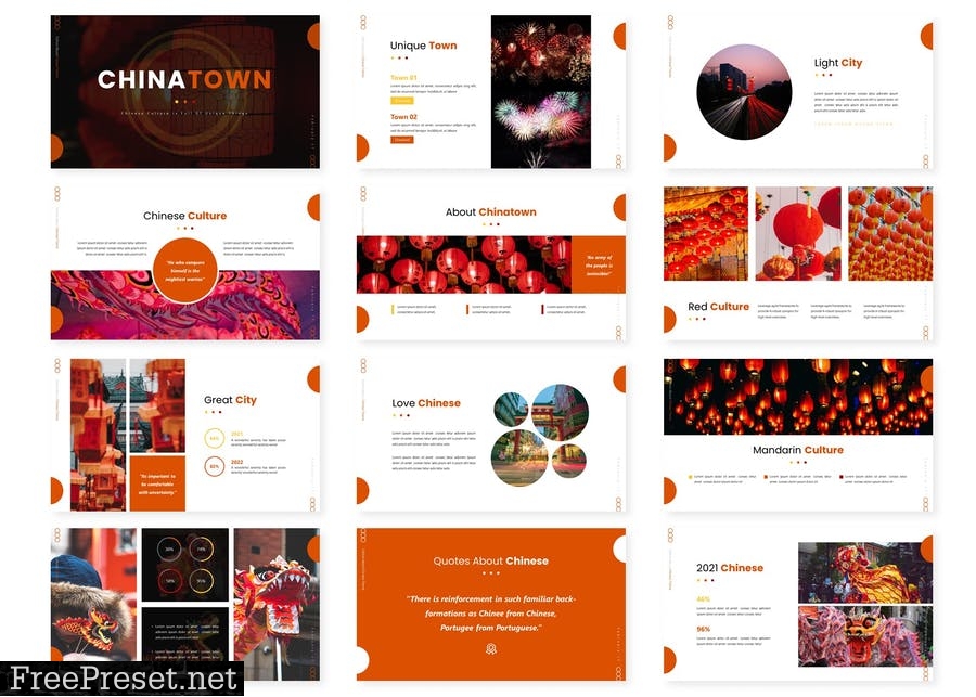 Chinatown - Presentation Template Y83UGB8