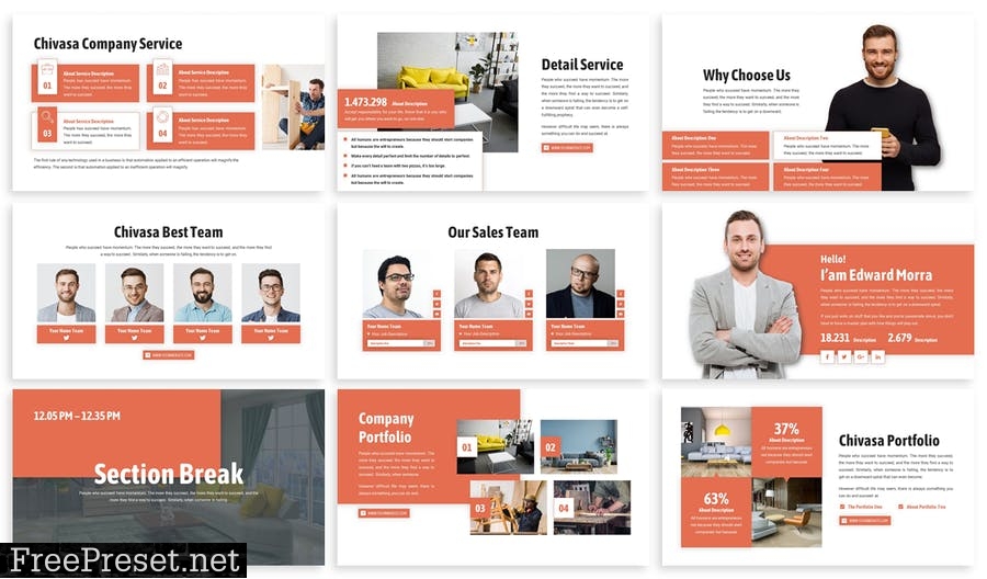 Chivasa - Business Template Prensentation QN5U7JB