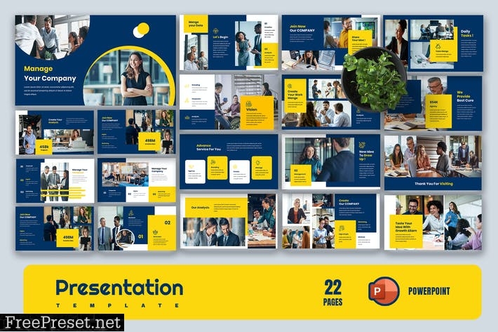 Cify Business PowerPoint Presentation Template 5DP6CAK