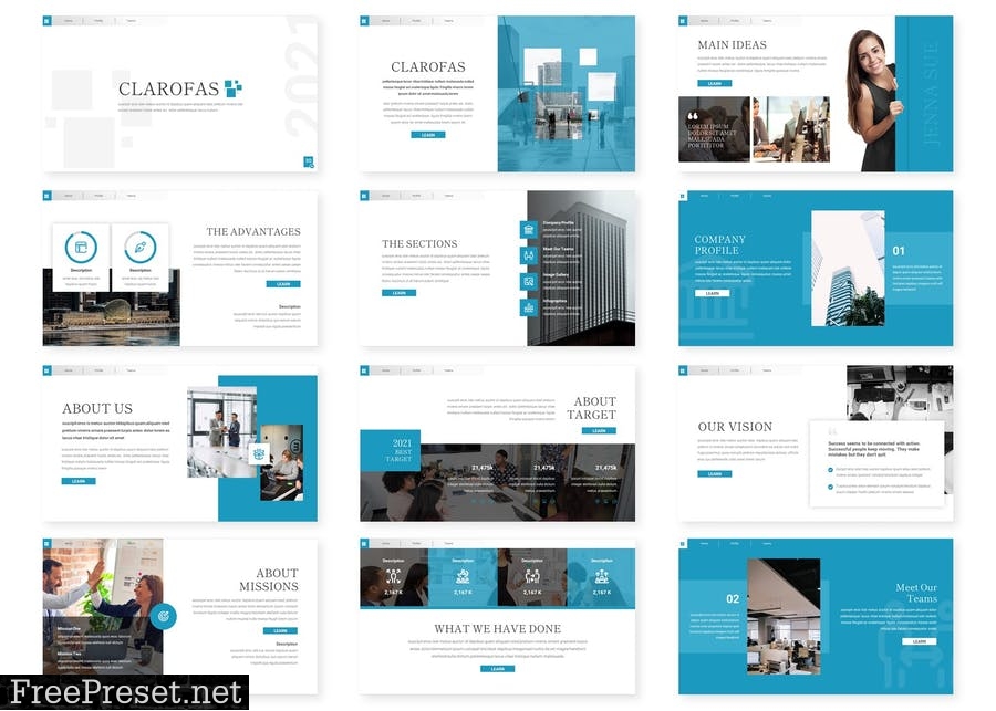 Clarofas - Presentation Template Q6VN2XM