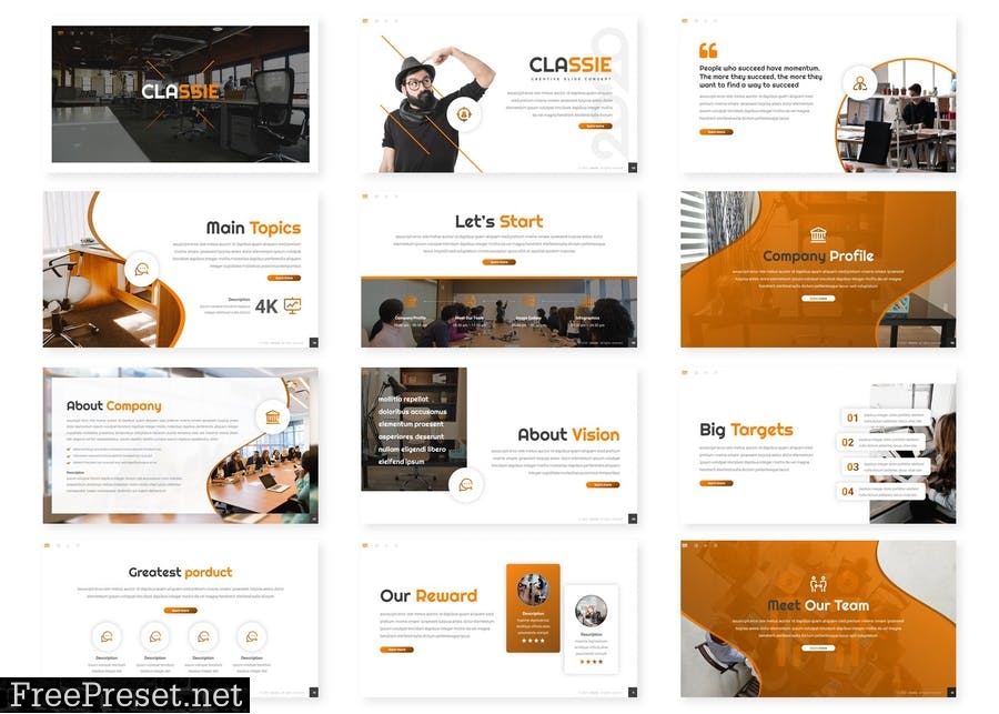 Classie - Presentation Template S3AS46X