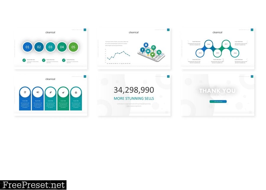 Cleanical Powerpoint Template FK7JQ6