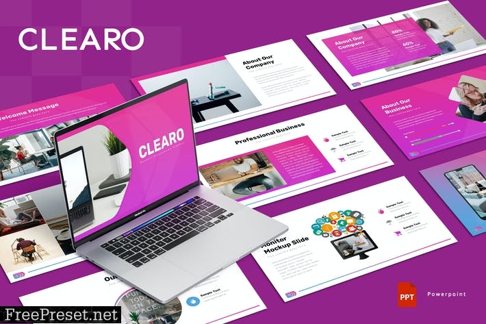 Clearo - Powerpoint Template 5DDQY6A