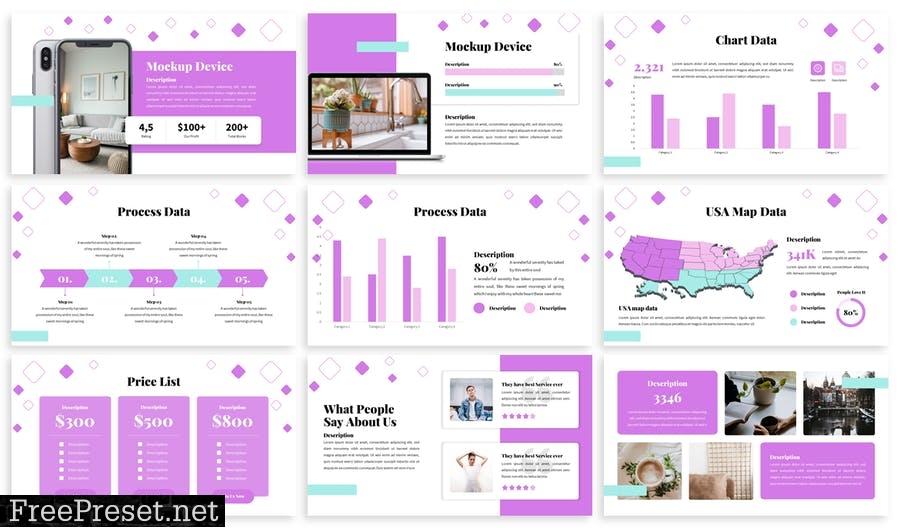 Clevas - Business Powerpoint Template BPMR9ZY