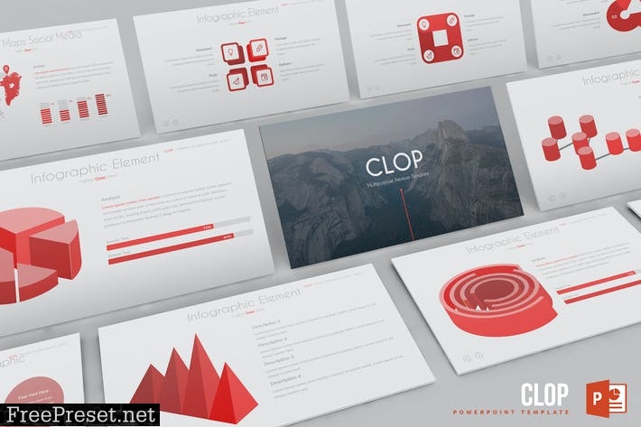 Clop Powerpoint Template YH7WDT