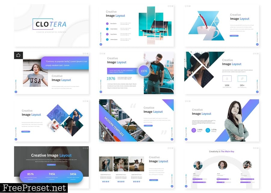 Clotera - Powerpoint Template ZSMD7A