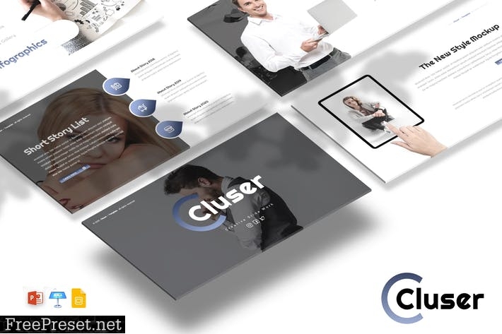 Cluser - Business Presentation Template MDQUS56