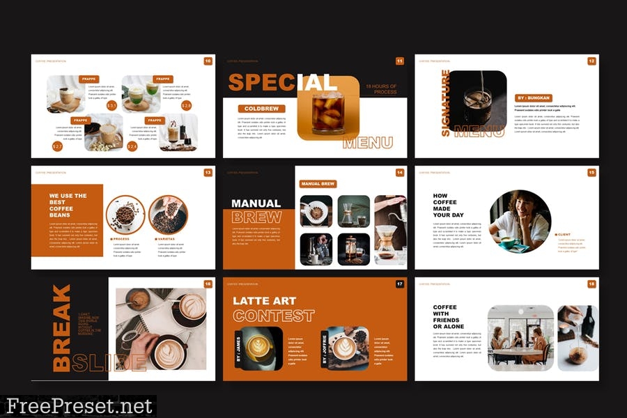 Coffee Shop - Powerpoint ZV9L8N6