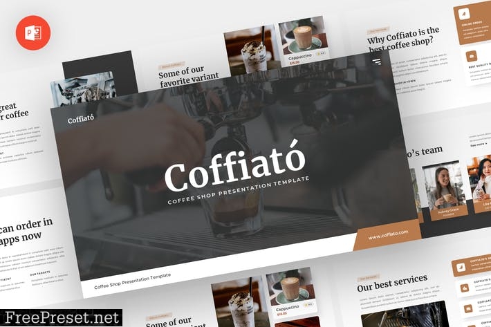 Coffiato - Coffee Powerpoint Template CA4ZFKF