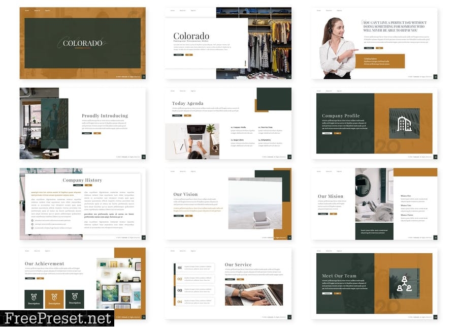 Colorado - Business Presentation Template VULYEPB