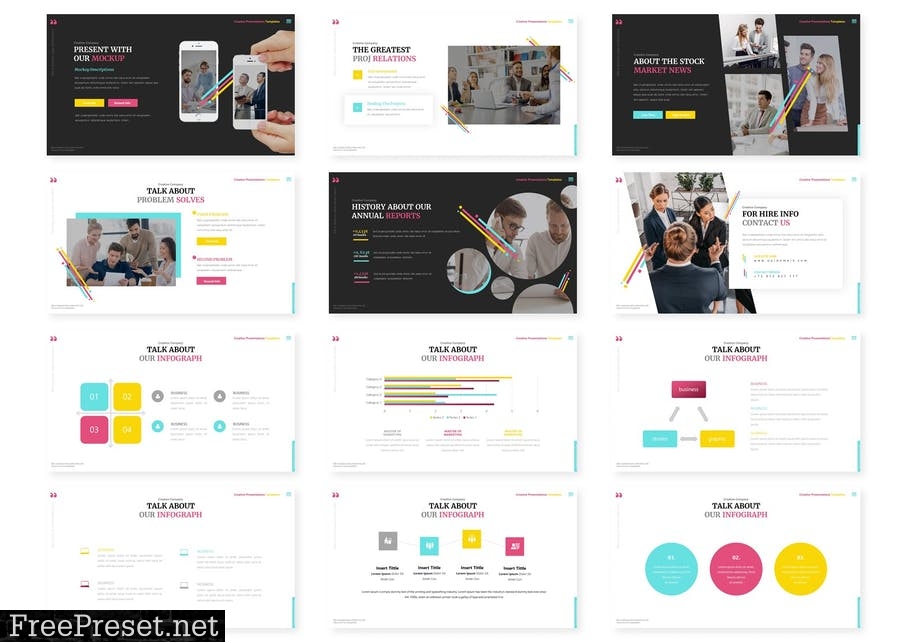 Coloursine - Presentation Template PDUSAMR