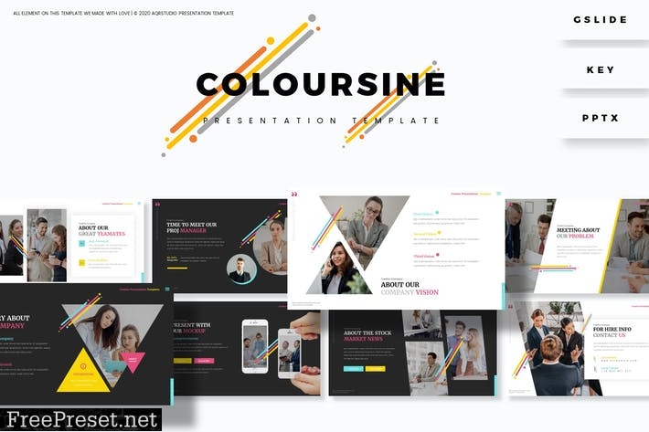 Coloursine - Presentation Template PDUSAMR