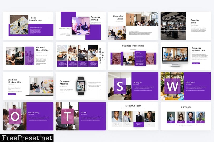 Commerca Business PowerPoint Template