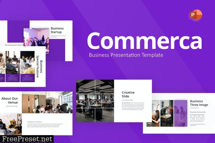 Commerca Business PowerPoint Template