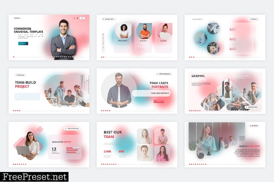 Commerce PowerPoint Template FXXYCVQ