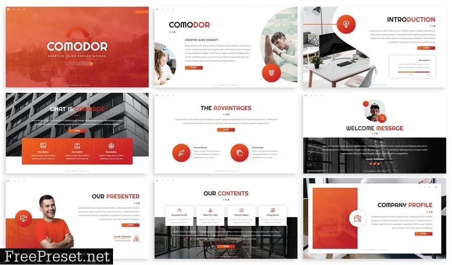 Comodor - Business Prensentation Template GTQS99H