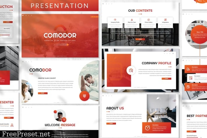 Comodor - Business Prensentation Template GTQS99H