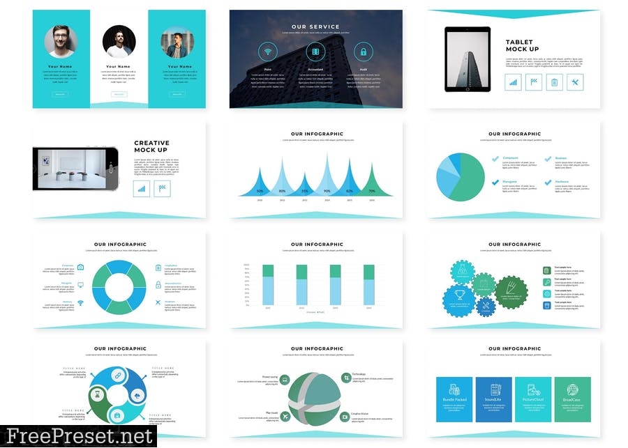 Compact - Google Slides Template 8NCDSK