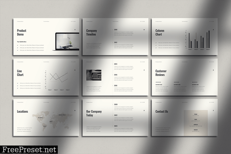 Company Profile Minimalist PowerPoint Presentation KRMYRY3