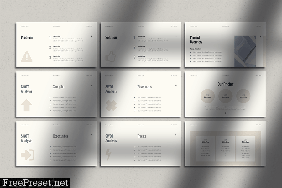 Company Profile Minimalist PowerPoint Presentation KRMYRY3