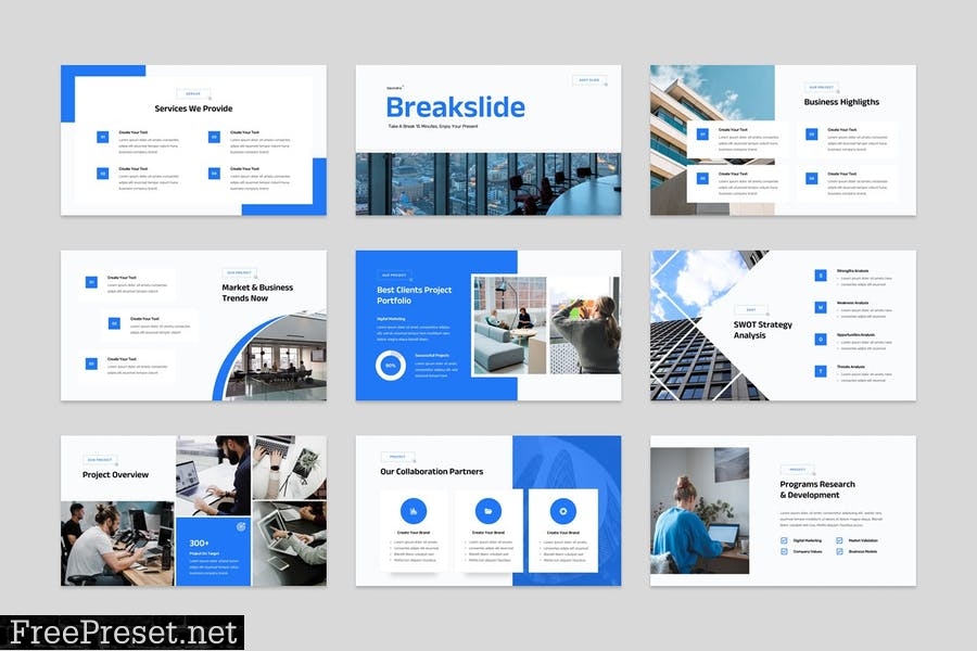 Company Profile Modern PowerPoint Template Z7NLNCD