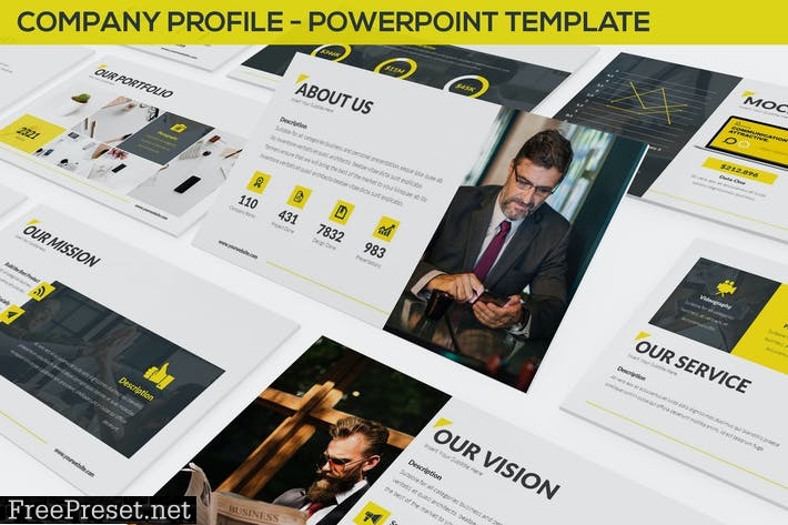 Company Profile - Powerpoint Template PUTA32