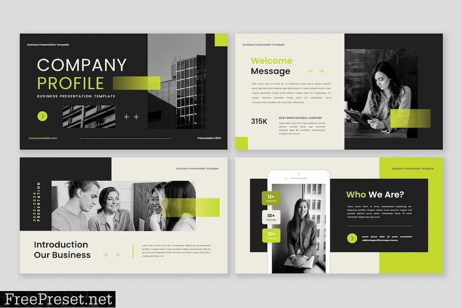 Company Profile - Powerpoint Template QUB6KR7