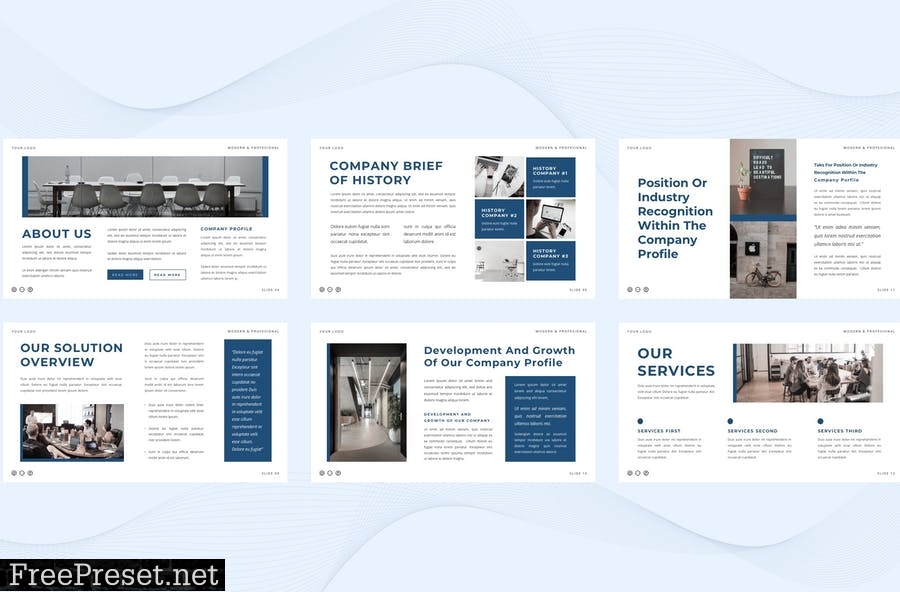 Company Profile Presentation Template - Powerpoint 2D8FMWH