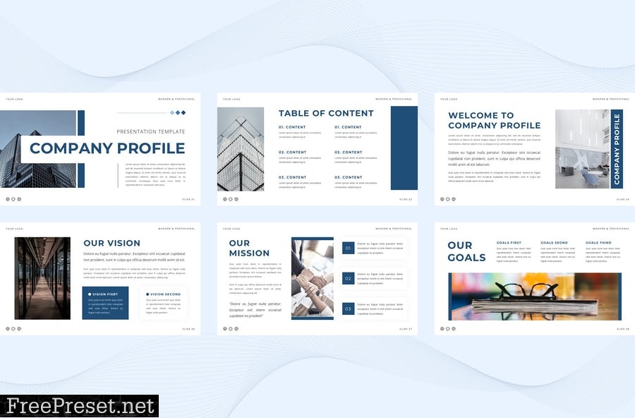 Company Profile Presentation Template - Powerpoint 2D8FMWH