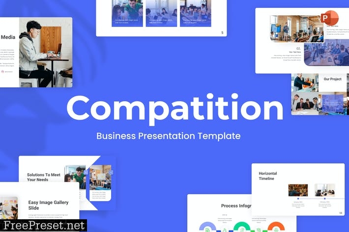 Compatition Business PowerPoint Template EBFH7ZJ