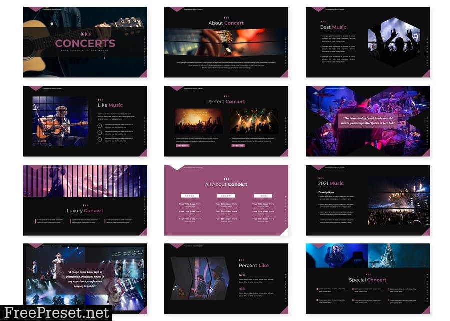 Concerts - Presentation Template 6L5GHZP