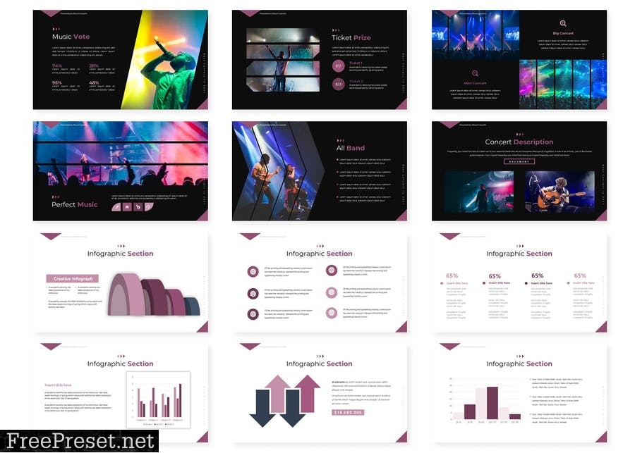 Concerts - Presentation Template 6L5GHZP