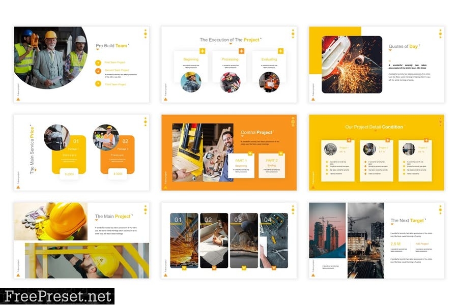 Concrete Presentation Template AUQJ4XR