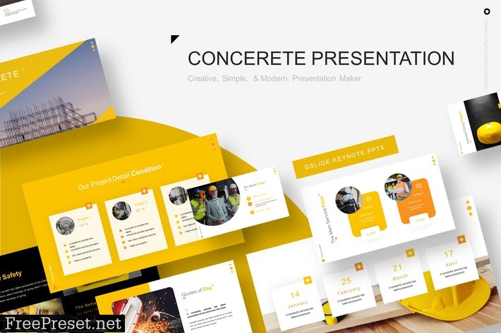 Concrete Presentation Template AUQJ4XR