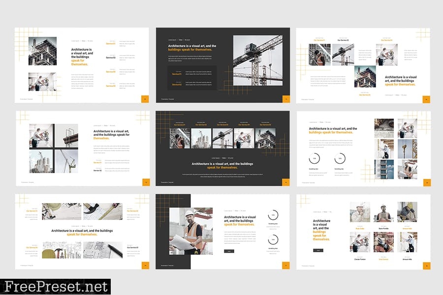 Consta - Construction Presentation Template 4E8RUQ8