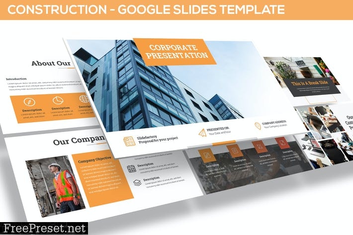 Construction Google Slides Template GH63E9