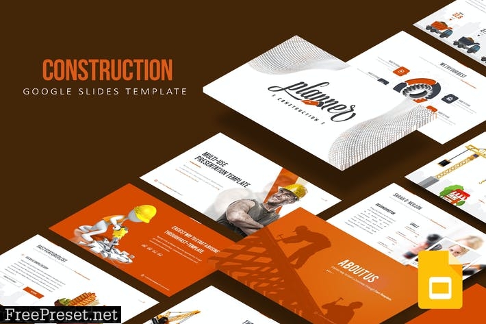 Construction Google Slides Template ZGUTPT