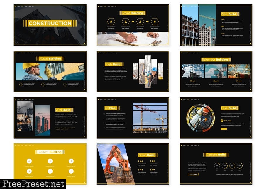 Construction - Presentation Template PGSBVPZ