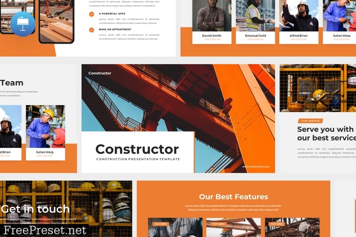 Constructor - Construction Keynote Template 7XRC5UF