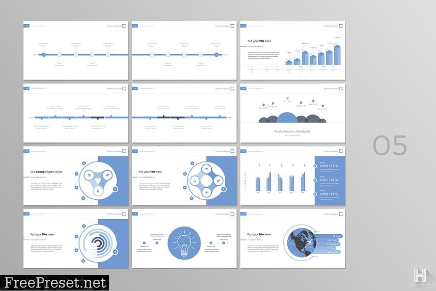 Contact Powerpoint Template AVFAME