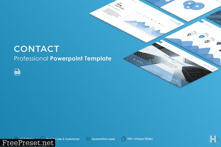 Contact Powerpoint Template AVFAME